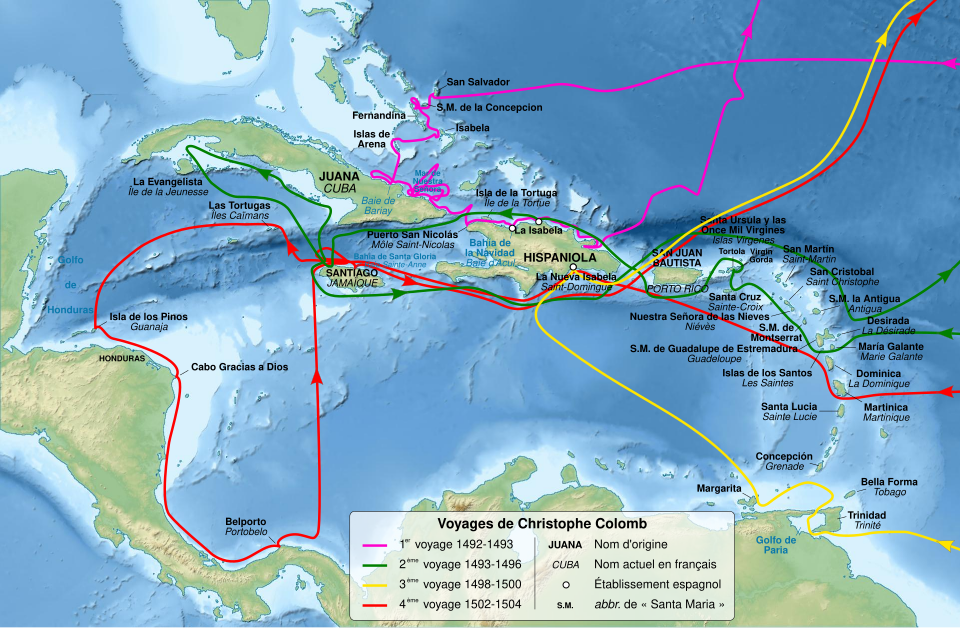 Voyages of Columbus (1492-1504)